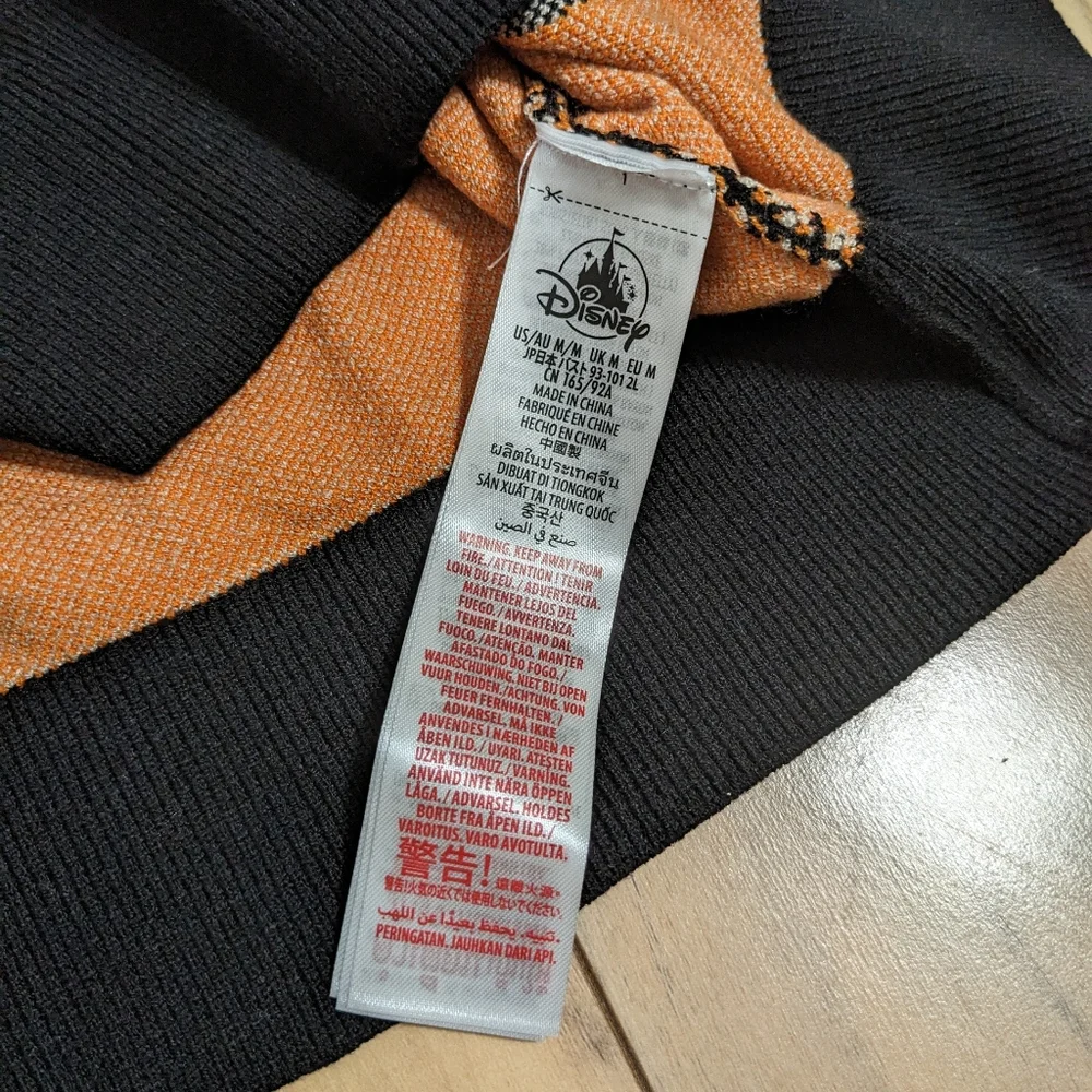 NWT! Disney Parks Her Universe Halloween Mickey Mouse Pumpkin Ribbon Cardigan M - Picture 12 of 16